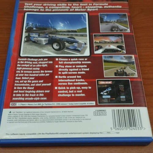 Formula Challenge PlayStation 2 used, complete