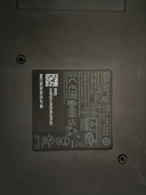 Dell WD15 USB3 Thunderbolt σταθμός σύνδεσης χωρίς τροφοδοτικό