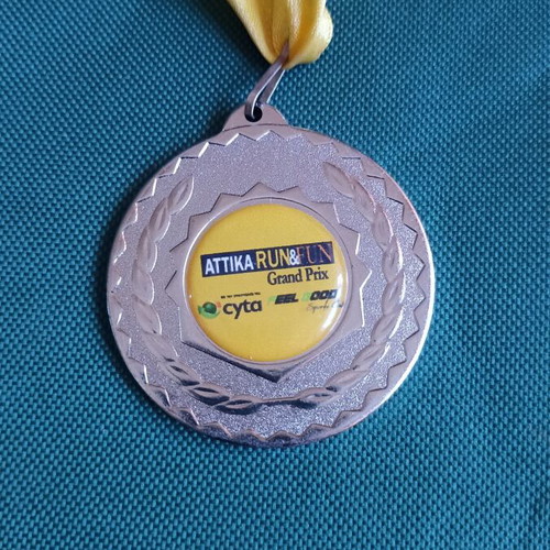 Attika Run & Fun Grand Prix Collectible Race Medal like new 2014-2015