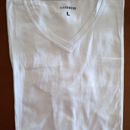 Terranova men's white t-shirt size L like new