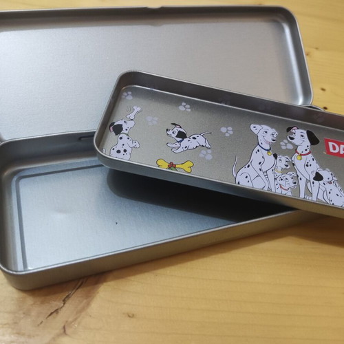 Metal Pencil Case with 101 Dalmatians Like New