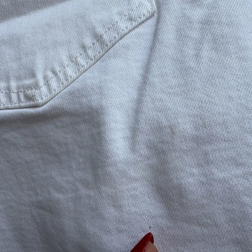 H&M λευκά τζιν σορτς μεταχειρισμένα, μέγεθος 38, στενή γραμμή
