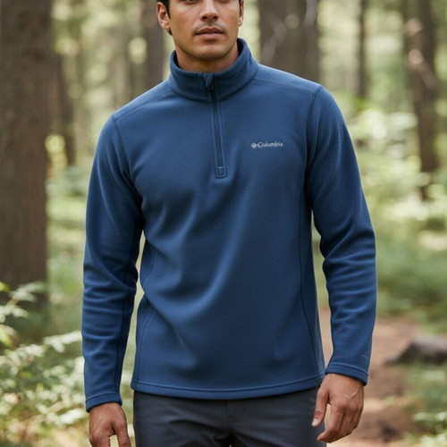 Columbia fleece blue, active fit, new, size M