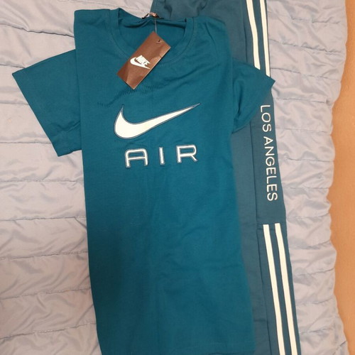 Nike Air summer sportswear set new, turquoise, sizes L XL