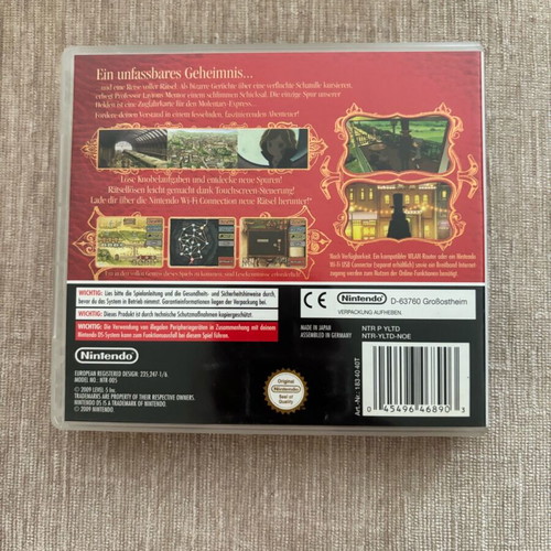 Professor Layton Pandora’s Box Nintendo DS PAL used complete
