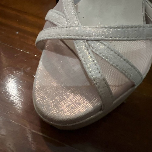 Pink gold sandals like new, size 37