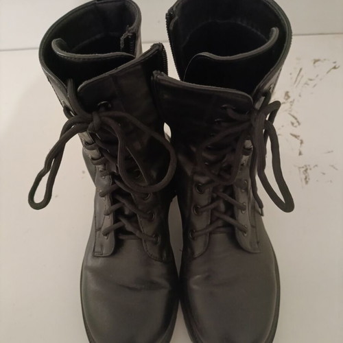 Women's boot type army used, size 37, black