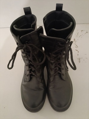Women's boot type army used, size 37, black