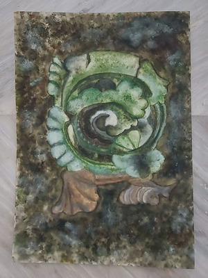 Textures painting new with oil paints 59cm x 42cm