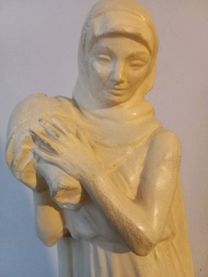 Saint Martha sculpture used terracotta by Louis Botinelly