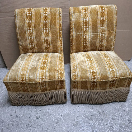Set of 2 armchairs and 2 chairs used