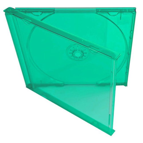 CD cases used, pack of 15 pieces, multicolor