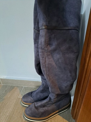 Women's gray boots size 38 like new