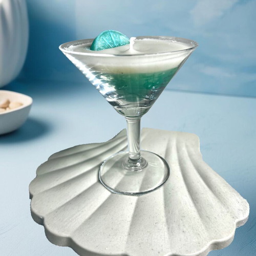 Martini Breeze cocktail candle new