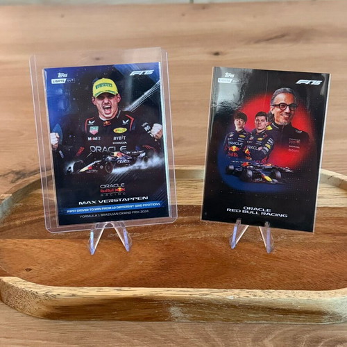 Topps F1 Lights Out 2025 Max Verstappen and Red Bull team cards new