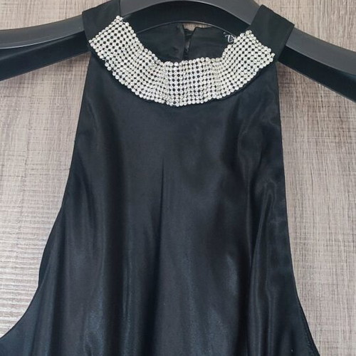 Zara limited edition evening dress new, black with rhinestones