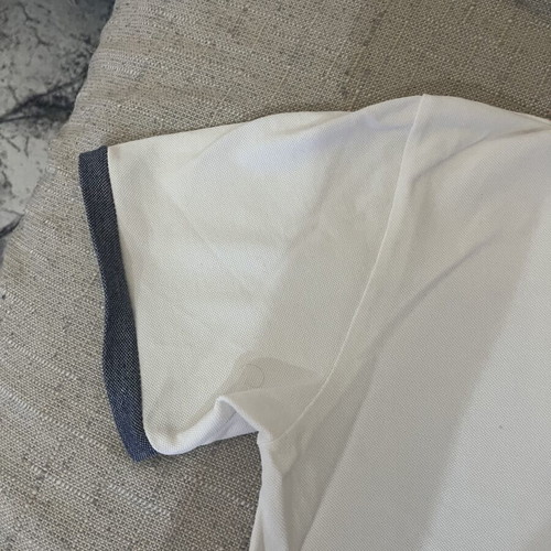 White short-sleeve shirt for boys 10-12 years
