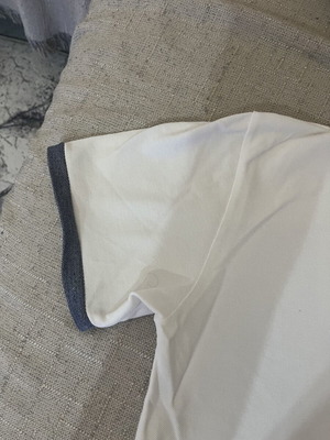 White short-sleeve shirt for boys 10-12 years