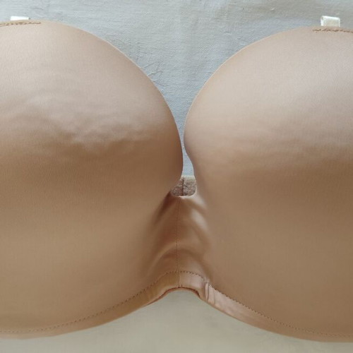 Wonderbra Ultimate W032D Skin Strapless Bra 75E used, push-up