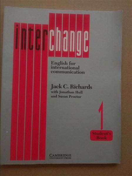  vivlio *Interchange English for international communication 1 Student's Book Jack C. Richards 1992*