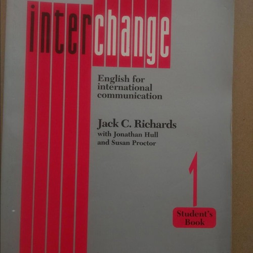 Book Interchange English for international communication 1 Student's Book used