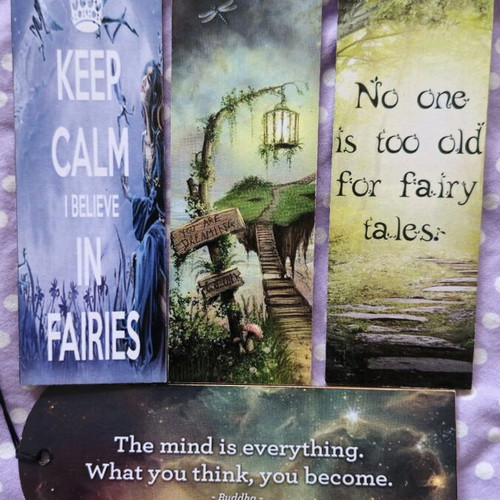 Wooden bookmarks like new, pack of 4 pieces