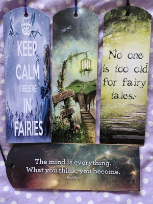 Wooden bookmarks like new, pack of 4 pieces