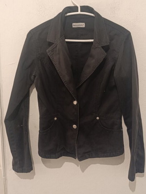ClockHouse denim blazer black, like new, sizes S/M