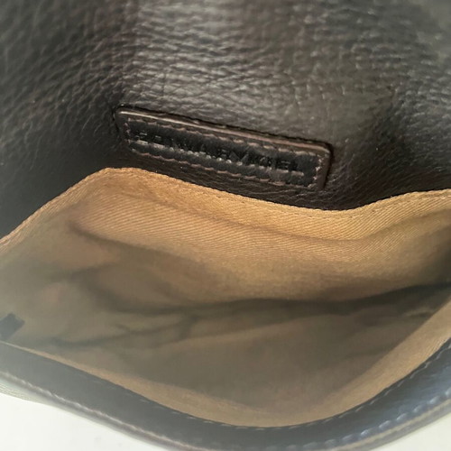 Sonia Rykiel mini leather crossbody bag like new, brown