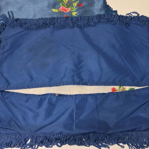 Two silk pillowcases like new, 1960s vintage