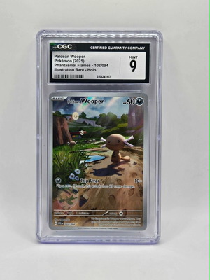 Κάρτα Paldean Wooper CGC 9 σαν καινούργιο