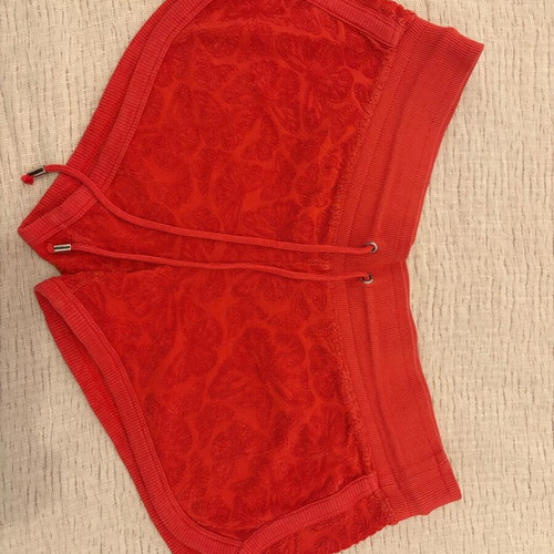Yamamay shorts with terry fabric, size L, red, like new