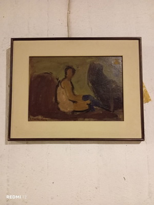 Painting by Konstantinos Kontogiannis, 63x49 cm