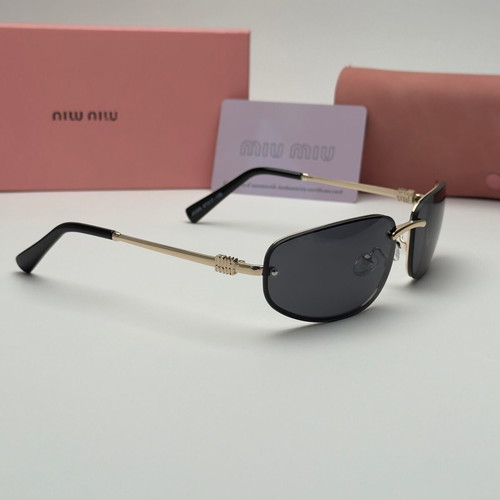 Miu Miu Black Limited Edition Sunglasses new, metal frame, UV400