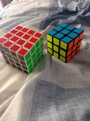 Rubik's Cubes 4×4 and 3×3 new