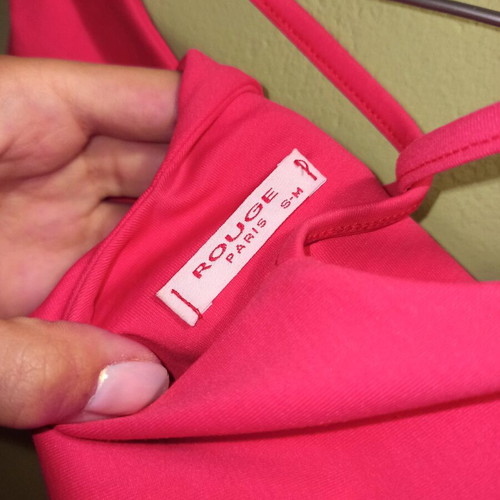 Rouge Paris fuchsia women's top no. S-M like new, open neckline