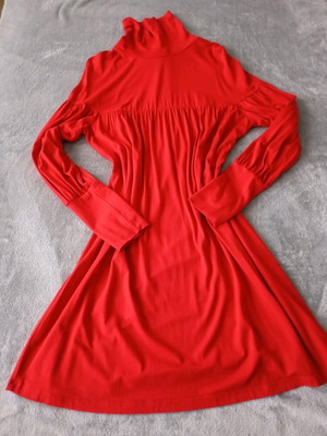 Lussile red dress size L like new