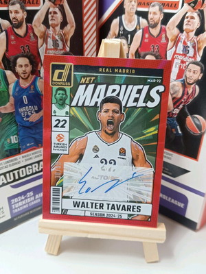 Walter Tavares Marvels card like new, Panini Euroleague Real Madrid