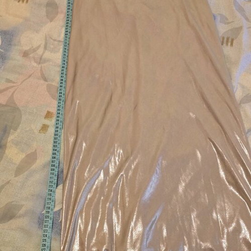 Zara dress new, size S, beige gold silver