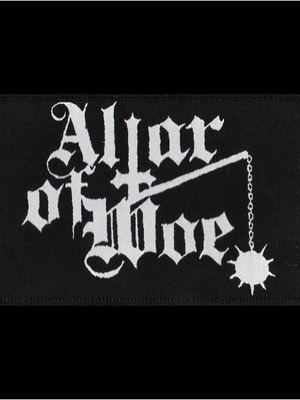 Altar Of Woe woven patch 12x8cm new
