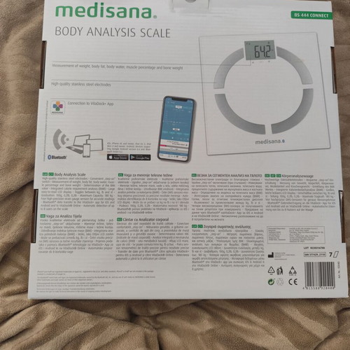 Medisana BS 444 Connect scale like new with app connection