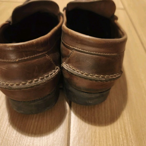 Lumberjack men's leather shoes used, brown, size 44