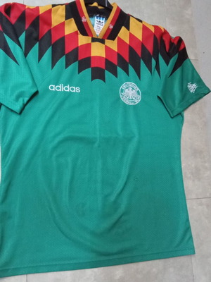 Germany Adidas vintage jersey used season 1996 Euro