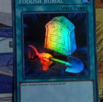 Foolish Burial Super Rare κάρτα Spell Yu-Gi-Oh!