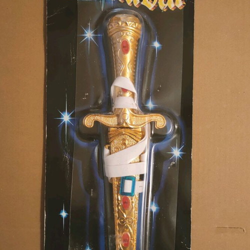 Excalibur sword new, sealed packaging