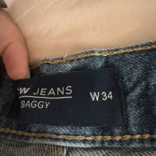 Blue baggy wide leg jeans LC Waikiki like new, size 44