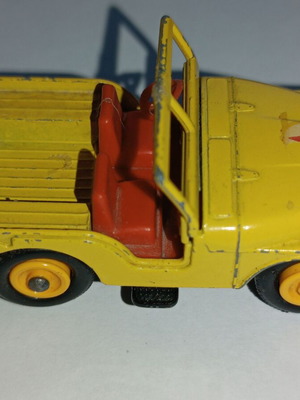 Αυτοκινητάκι Matchbox No 72 Jeep μεταχειρισμένο, συλλεκτικό