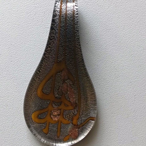 Murano pendant like new in unique shades