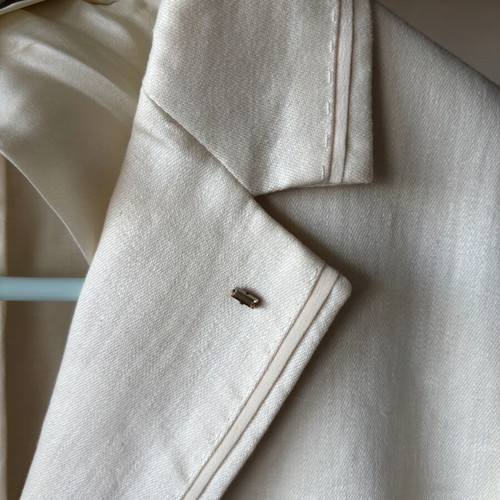 Sportmax Italy linen blazer like new, silk lining