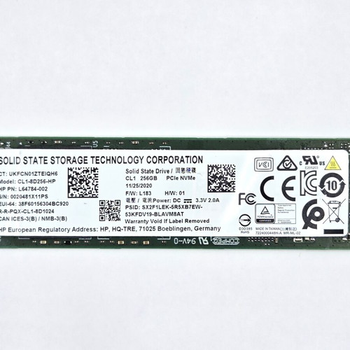 SSSTC CL1-8D256-HP 256GB NVMe M.2 2280 PCIe SSD like new